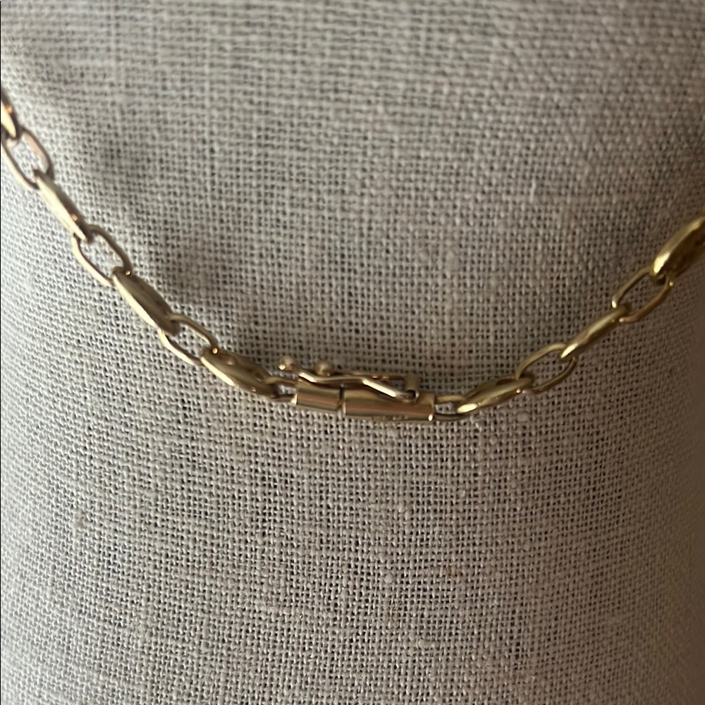 Vintage Gucci 18K Gold Mariner Necklace 16” - Picture 2 of 7